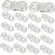 Outanaya Fishing Bell Outdoor Fishing Sound Alert Indicator Bells Rattles Portable Fishing Pole Fish Rod Alarm Bells Fishing Bait Bells Fishing Rod Alarm Bells Silver Abs