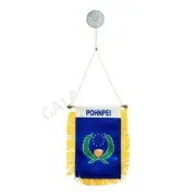 Pohnpei Mini Banner / Pohnpei Flag Federated States of Micronesia Flag