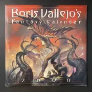 Vintage Boris Vallejo's Fantasy Calendar 2000 Sealed