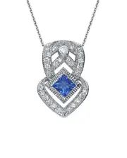 Genevive Silver Pendant