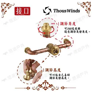 THOUSWINDS紫铜+黄铜雙頭TW2062/三頭燈架TW2063燈架支架轉接頭浪漫復古悠遊戶外 現貨 廠商直送