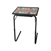 TABLE BUDDY 52.50x40x73cm Adjustable Folding Table - Mandala