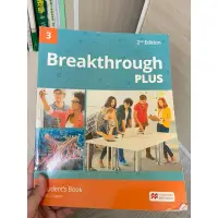 在飛比找蝦皮購物優惠-［二手］Breakthrough plus3 附習作