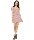 Flynn Skye Mimi mini dress mauve cluster floral new tags size xs