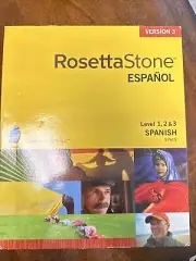 Rosetta Stone Espanol Level 1,2,3
