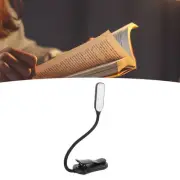 Clip On Reading Light Flexible Gooseneck Design USB Charging Strong Plastic
