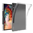 Soft TPU Clear Case w/ Pen Holder For Samsung Galaxy S10 FE+/S9 FE/S9 Plus/S8/S7