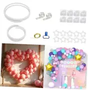Wall Balloon Arch Stand, Free Bending DIY Balloon Arch Frame Kit with Balloon