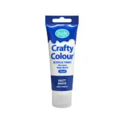 Boyle 75ml Matt White Crafty Colour Acrylic Paint