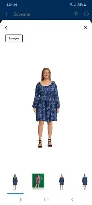 Terra & Sky Women's Plus Size Shirred Mini Dress Sizes 3x