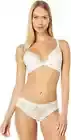 Natori Feathers Contour Plunge Underwire Bra in Moonlight/Silver Foil 34C