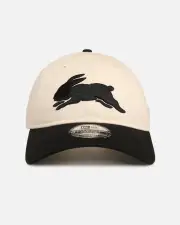 [New Era] New Era South Sydney Rabbitohs 'Nrl Two Tone' 9twenty Strapback Chrome White/black - Size ONE ONE Chrome White/Bl