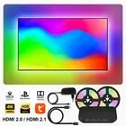 Smart Ambient TV Led Backlight for 4K HDMI 2.1 Device Sync Box Led Strip Lights