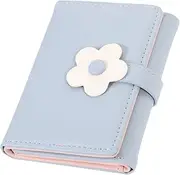 [LALADEFIEE] Wallet Women Small Flower Coin Purse Tri-Folded Pu Leather Wallet Fashion Girls Small Wallet Women's Wallet
