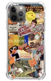 Iphone 11 Pro Max case retro vintage woodstock David Bowie Apple