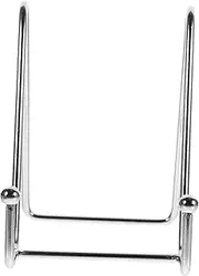 Zerodeko Photo Frame Stand Picture Frame Easel Finish Display Stand Top Plate Display Stand Log Holders Photo Easel Stand Plate Holder Display Stand Table Display Shelf Picture Holder Iron