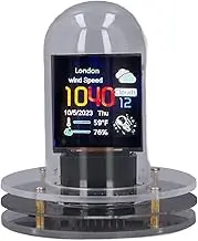 Nixie Tube Clock, Smart RGB Electronic Tube Clock with IPS LCD Screen, 12 24 Hour Display, Time Calibration, MultiLight Switch, Weather Display, DIY LED Tube Clock