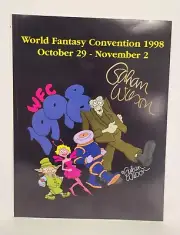 World Fantasy Con 1998 Prog Bk SIGNED Wilson, Holland, Robinson, Lupoff RIP