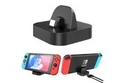 Nintendo Switch and Switch Lite Game Console Charging & Docking Stand, Black
