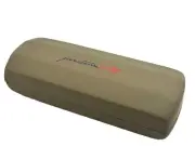 NEW Junction City Brown Hard Clamshell Eyeglasses Case Spring Closure