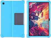 [Jarttarn] Compatible with Lenovo Tab Plus 11.5-inch 2024 (TB351FU) Shockproof Soft Silicone Ajustable Stand Precise Cover for Tab Plus 11.5'' (Sky Blue)