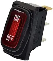 [AlveyTech] Red On/Off Switch with Weather-Resistant Rubber Boot for Razor Electric Scooters