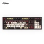 Genshin Impact Official HuTao PBT 87/108 Keys RBG Backlight Mechanical Keyboard
