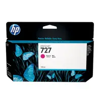 在飛比找PChome24h購物優惠-HP 727 原廠紅色墨水匣 (130ml) B3P20A 