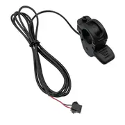300X Throttle for Electric Bicycle Scooter Thumb Accelerator 24V 36V 48V 72V Right/Left Hand Universal Accessory Black