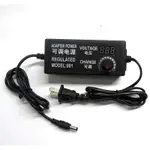 ♞,♘,♙DC 3V-12V 5A 60W 可調壓變壓器/直流電源供應器 5.5*2.5MM 變壓器 電源配適器 電壓顯