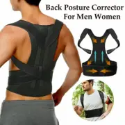 Back Posture Corrector for Men and Women Full Back and Neck Support with Straps