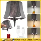 Wireless Bottle Lamp Rechargeable 3 Colors Dimmable LED Table Lamp (Coffee E)
