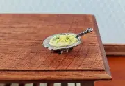 Dollhouse Mashed Potatoes with Butter in Serving Dish 1:12 Scale Miniature