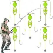 Nixiara Hair Platforms for Carp, Hooks Bait Stand | 5 Pieces of Bottom Bait Cage Hook,Equipment for Offshore Water, Boat, Freshwater and