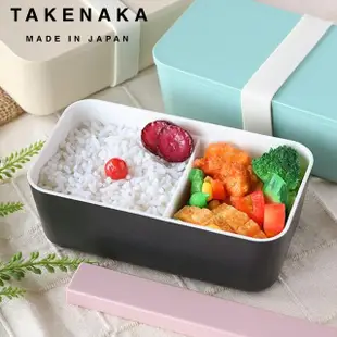 【日本TAKENAKA】日本製SUKITTO系列可微波分隔保鮮盒750ml(黑色)