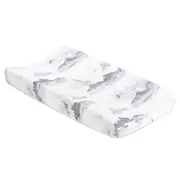 Oilo Studio Misty Mountain Jersey Changing Pad Cover