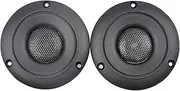 FMGMPMOCJ 2Pcs 2.5 Inch Piezo Tweeter 25W Ceramic Piezo Speaker Piezoelectric Audio Speaker Buzzer Round Treble DIY Bookshelf Speaker