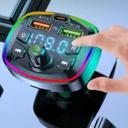 Car MP3 Player Bluetooth 5.0 FM Transmitter w/2 USB Charger and PD QC flQhj