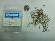 Mustad Dry Fly Hooks Size 8, Model 94840, 50 to a Box. Signature Fly Hooks