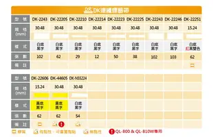 DK系列通用型標籤帶支架(副廠) 適用Brother DK-11218/22205/22210/22223/22225