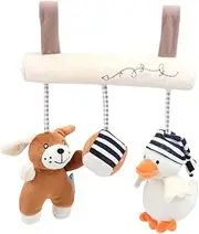 Kisangel 1 PC Crib Rattle Assorted Box Hanging for Cribs Prams Fences Companion with Sounds for Newborns