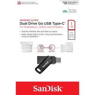 SanDisk SDDDC3 256G 512G 1TB Ultra GO TYPE-C OTG USB 雙用 隨身碟