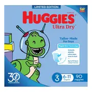 Huggies Nappies Crawler Boy 6-11kg Jumbo 90 Pack