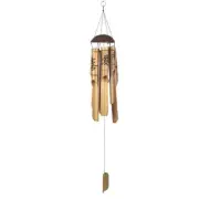 36 In. Peace, Love And Happiness Bamboo Wind Chime