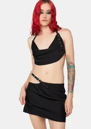 Onyx Made You Stare Skirt Set