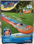 NEW Bestway H2O GO! 18ft Two Lane Double Water Slide with Drench Pool