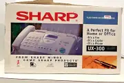 Sharp UX-300 Fax Machine Plain Paper Fax, Copier & Phone NEW OPEN BOX