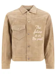 [Human Made] Human Made-Suede Leather Jacket Giacche Beige-Uomo L