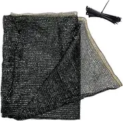 BeGrit 50% Shade Cloth Plant Cover Sunblock Sun Net Sun Mesh with Clips for Garden Flower Plants Greenhouse 6.6ft x6.6ft