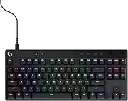 PRO X TKL Rapid tenkeyless Corded Gaming Keyboard with Magnetic Analog Switches, Rapid Trigger Mode, Adjustable Actuation and Customizable RGB Lighting, Black